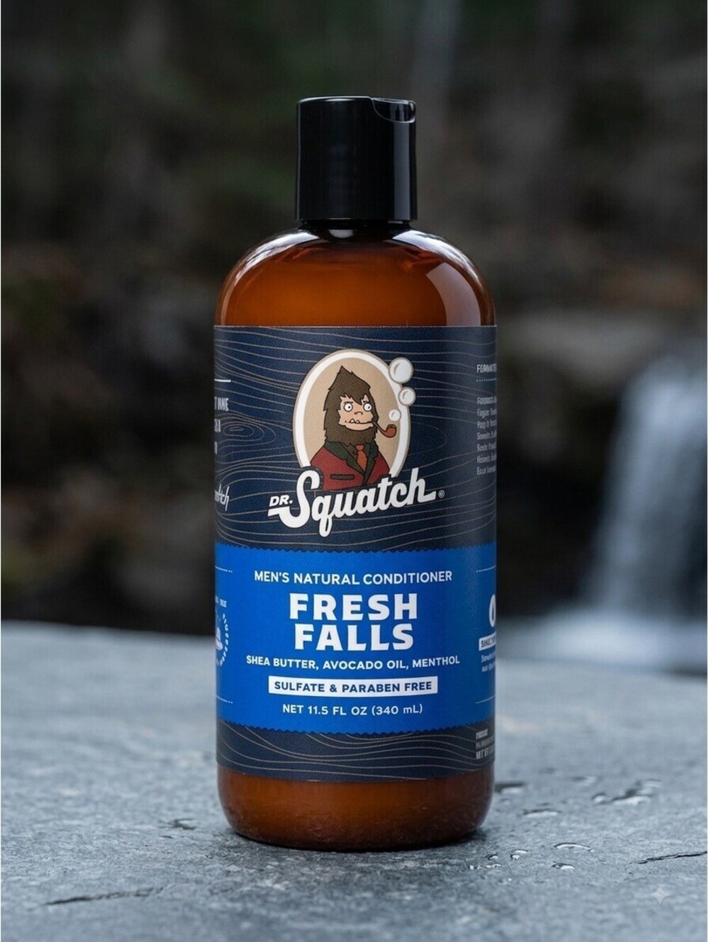 Dr. Squatch Men's Natural Conditioner FRESH FALLS 11.5fl oz Sulfate/Paraben Free